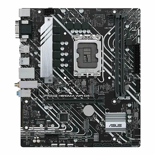 Материнская плата ASUS PRIME H610M-A WIFI D4 s1700 H610 2xDDR4 M.2 HDMI D-Sub DP Wi-Fi BT mATX