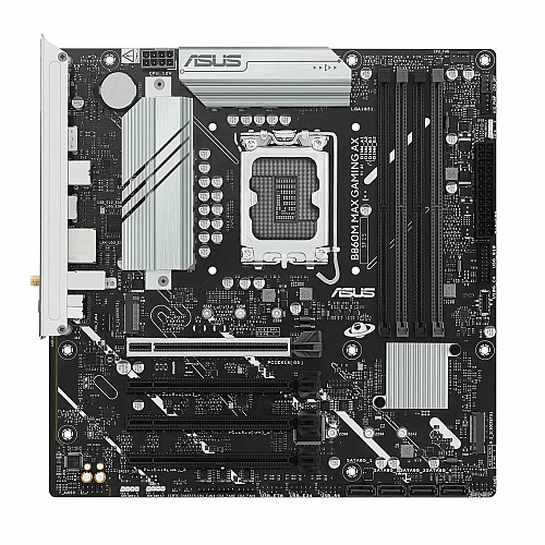 Материнская плата ASUS B860M MAX GAMING AX s1851 B860 4xDDR5 M.2 DP USB Type-C Wi-Fi BT mATX