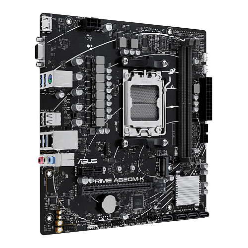 Материнcька плата ASUS PRIME A620M-K sAM5 A620 2xDDR5 HDMI D-Sub mATX