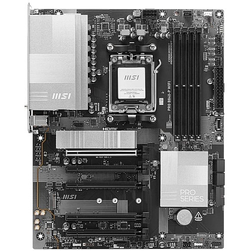 Материнcька плата MSI PRO B840-P WIFI sAM5 B840 4xDDR5 M.2 HDMI Wi-Fi BT ATX