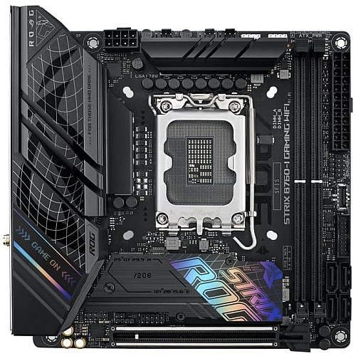 Материнская плата ASUS ROG STRIX B760-I GAMING WIFI s1700 B760 2xDDR5 M.2 HDMI DP Wi-Fi BT mITX
