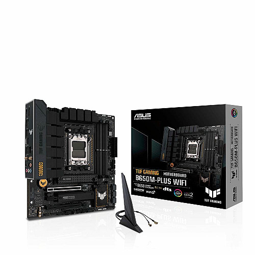 Материнская плата ASUS TUF GAMING B650M-E WIFI sAM5 B650 2xDDR5 M.2 HDMI DP Wi-Fi BT mATX