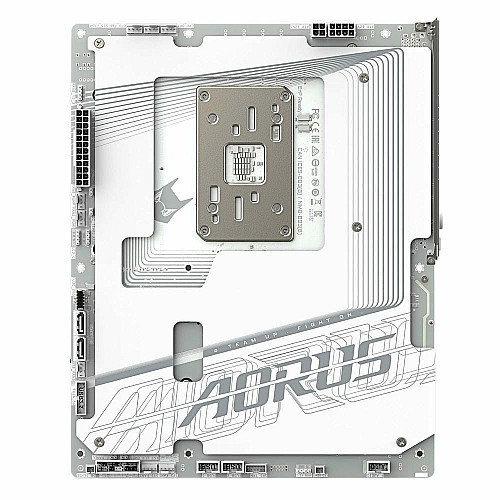 Материнская плата GIGABYTE B850 A STEALTH ICE sAM5 B850 4xDDR5 M.2 HDMI ATX белый