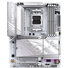 Материнська плата GIGABYTE B850 A ELITE WF7 ICE sAM5 B850 4xDDR5 M.2 DP Type-C Wi-Fi BT ATX білий