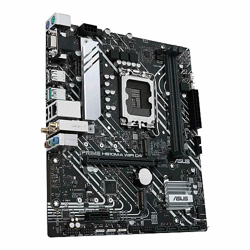 Материнская плата ASUS PRIME H610M-A WIFI D4 s1700 H610 2xDDR4 M.2 HDMI D-Sub DP Wi-Fi BT mATX