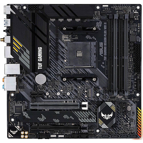 Материнская плата ASUS TUF GAMING B550M-PLUS WIFI II sAM4 B550 4xDDR4 M.2 HDMI DP Wi-Fi BT mATX