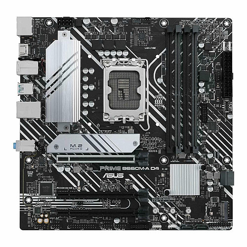 Материнская плата ASUS PRIME B660M-A D4-CSM s1700 B660 4xDDR4 M.2 HDMI DP mATX CSM