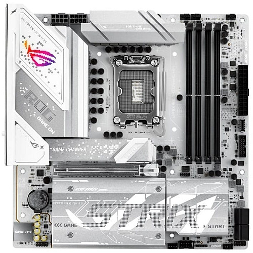 Материнская плата ASUS ROG STRIX B860-G GAMING WIFI s1851 B860 4xDDR5 M.2 DP HDMI USB Type-C Wi-Fi BT mATX белый