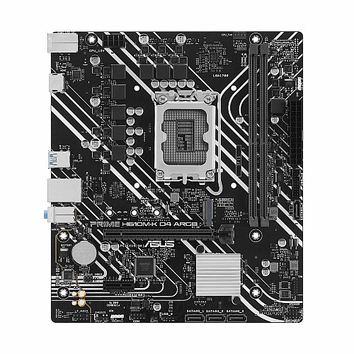 Материнская плата ASUS PRIME H610M-K D4 ARGB s1700 H610 2xDDR4 M.2 HDMI D-Sub mATX ARGB