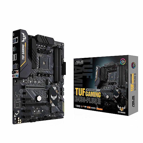 Материнская плата ASUS TUF GAMING B450-PLUS II sAM4 B450 4xDDR4 HDMI DP ATX