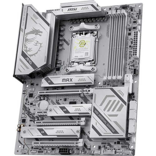 Материнcька плата MSI MAG X870E GAMING PLUS MAX WIFI sAM5 X870E 4xDDR5 M.2 HDMI Wi-Fi BT ATX