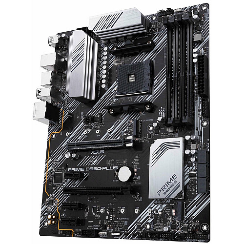 Материнская плата ASUS PRIME B550-PLUS sAM4 B550 4xDDR4 M.2 HDMI DP ATX