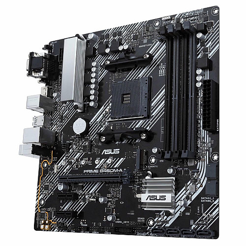 Материнcька плата ASUS PRIME B450M-A II sAM4 B450 4xDDR4 HDMI DVI D-Sub mATX