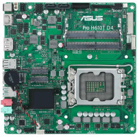 Материнская плата ASUS PRO H610T-CSM s1700 H610 2xDDR5 M.2 HDMI DP LVDS Thin mITX