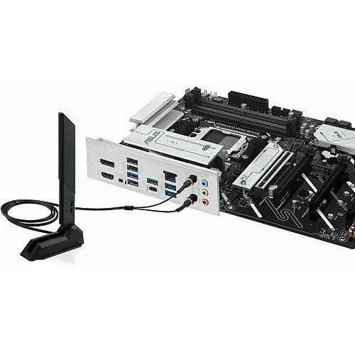 Материнcька плата ASUS B650E MAX GAMING WIFI sAM5 B650 4xDDR5 M.2 HDMI DP Wi-Fi BT ATX