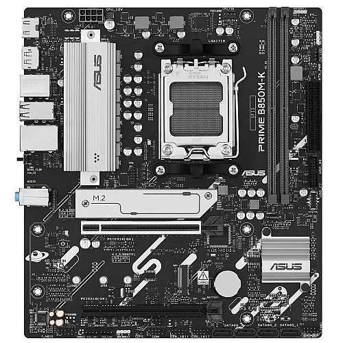 Материнcька плата ASUS PRIME B850M-K sAM5 B850 4xDDR5 M.2 HDMI DP mATX