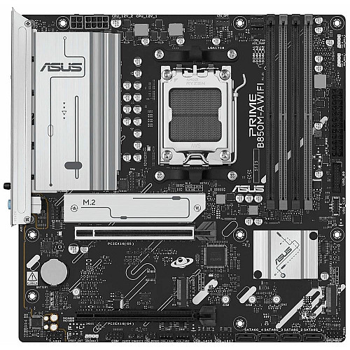 Материнская плата ASUS PRIME B850M-A WIFI sAM5 B850 4xDDR5 M.2 HDMI DP Wi-Fi BT mATX