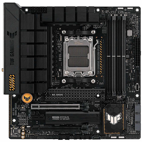 Материнская плата ASUS TUF GAMING B650M-PLUS WIFI sAM5 B650 4xDDR5 M.2 HDMI DP Wi-Fi BT mATX