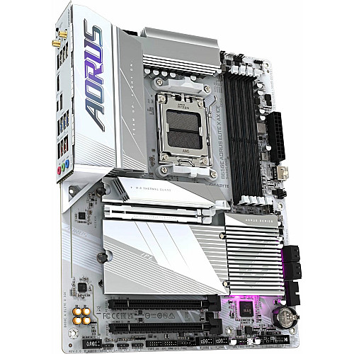 Материнская плата GIGABYTE B650E A ELITE X ICE sAM5 B650 4xDDR5 M.2 HDMI DP Wi-Fi BT mATX белый