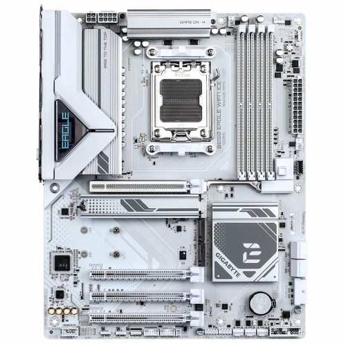 Материнская плата GIGABYTE B850 EAGLE WF7 ICE sAM5 B850 4xDDR5 M.2 HDMI DP Wi-Fi BT ATX белый