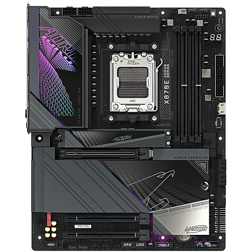 Материнська плата GIGABYTE X870E AORUS MASTER sAM5 X870 4xDDR5 M.2 HDMI Typc-C ATX