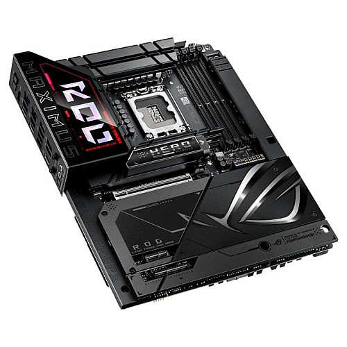 Материнская плата ASUS ROG MAXIMUS Z890 HERO BTF s1851 Z890 4xDDR5 M.2 Thunderbolt HDMI Wi-Fi BT ATX BTF скрытое подключение разъемов
