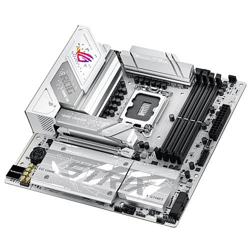 Материнская плата ASUS ROG STRIX B860-G GAMING WIFI s1851 B860 4xDDR5 M.2 DP HDMI USB Type-C Wi-Fi BT mATX белый