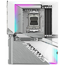 Материнська плата GIGABYTE B650E A STEALTH ICE sAM5 B650 4xDDR5 M.2 Wi-Fi BT HDMI DP ATX білий