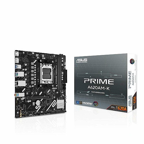 Материнcька плата ASUS PRIME A620AM-K sAM5 A620 2xDDR5 HDMI DP mATX