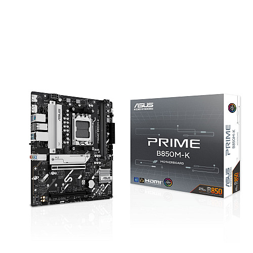 Материнcька плата ASUS PRIME B850M-K sAM5 B850 4xDDR5 M.2 HDMI DP mATX