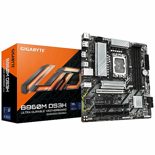 Материнская плата GIGABYTE B860M DS3H s1851 B860 4xDDR5 M.2 HDMI DP mATX