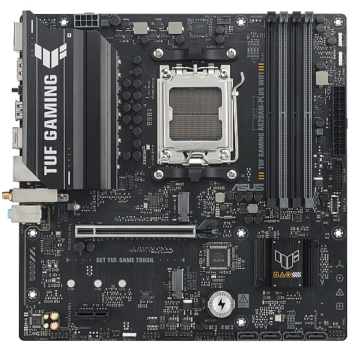 Материнcька плата ASUS TUF GAMING A620AM-PLUS WIFI sAM5 A620 4xDDR5 HDMI DP Wi-Fi BT mATX