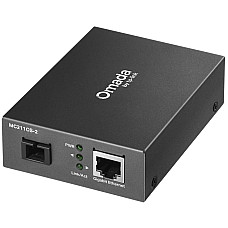 Медіаконвертер TP-LINK MC211CS-2 1GE, WDM SM, 2km, SC