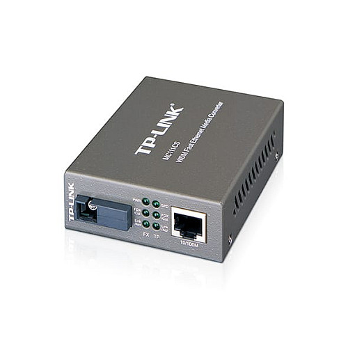 Медіаконвертер TP-LINK MC111CS 1xFE, 100Base-LX, SM, WDM, 20km, SC