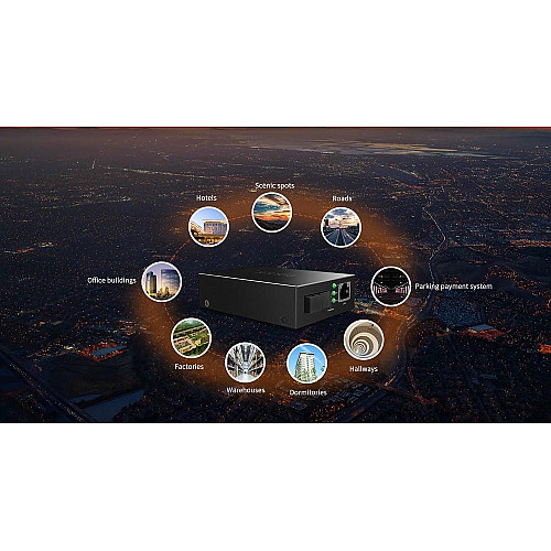 Медіаконвертер TENDA TFC100A 1xFE, 1x100BaseFX, SM, WDM, 20км, SC
