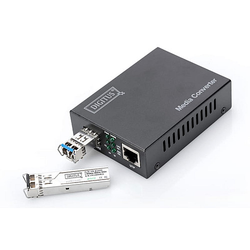Медіа конвертор DIGITUS Gigabit , RJ45 / SFP