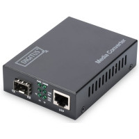Медиа конвертор DIGITUS Gigabit, RJ45/SFP