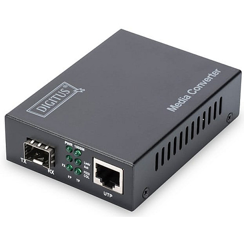 Медіа конвертор DIGITUS Gigabit , RJ45 / SFP