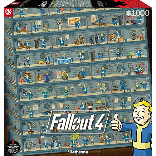 Пазл GoodLoot Fallout 4 Perk Poster Puzzles 1000 ел.