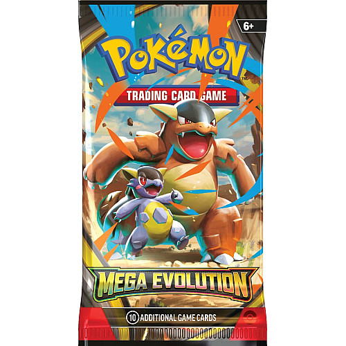 Колекційна карткова гра Pokemon: Mega Evolution, бустер пак (1 шт)