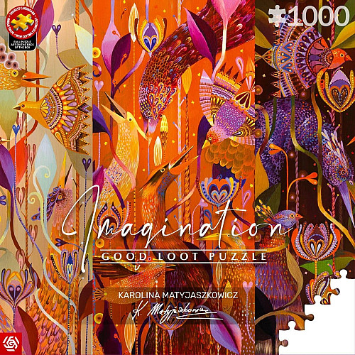 Пазл GoodLoot Imagination: Karolina Matyjaszkowicz In the Avian Thicket Triptych 1000 од.