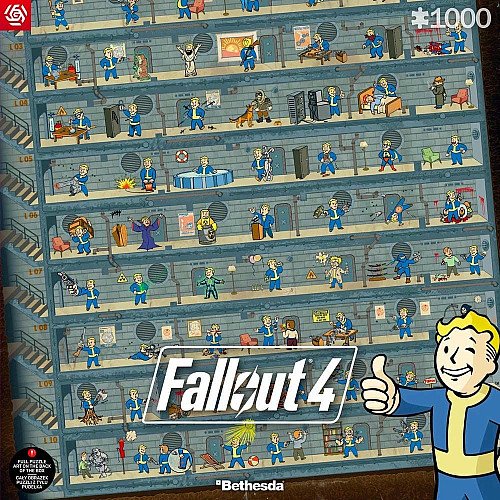 Пазл GoodLoot Fallout 4 Perk Poster Puzzles 1000 ел.