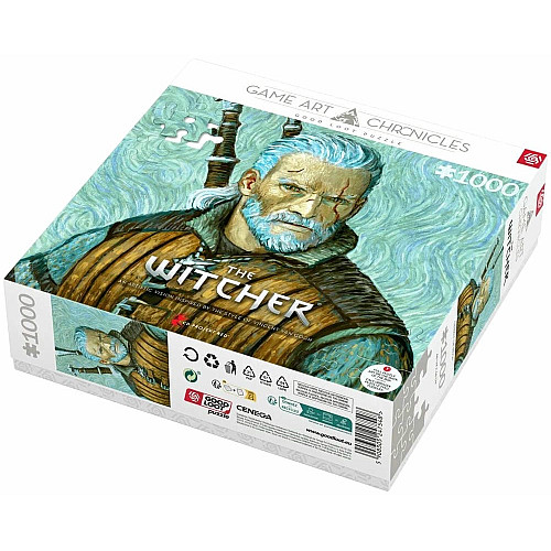 Пазл GoodLoot Witcher Geralt of Rivia & Vincent van Gogh 1000 эл.