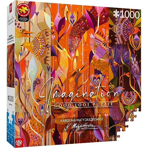 Пазл GoodLoot Imagination: Karolina Matyjaszkowicz In the Avian Thicket Triptych 1000 од.