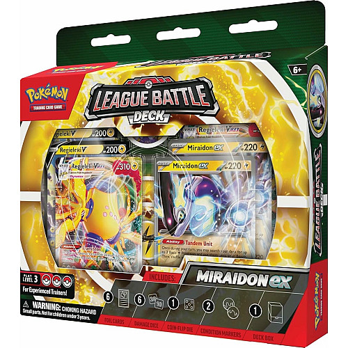 Колекційна карткова гра Pokemon: Miraidon ex League Battle Deck