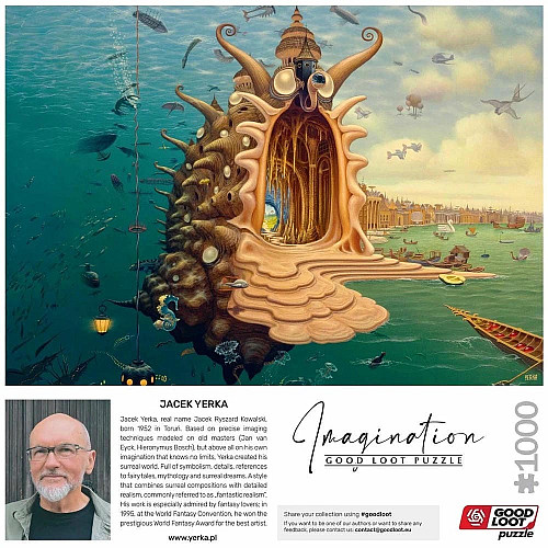 Пазл GoodLoot Imagination: Jacek Yerka Harbor 1000 ел.