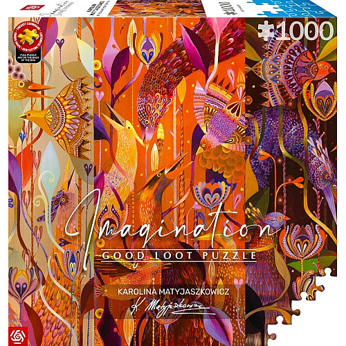 Пазл GoodLoot Imagination: Karolina Matyjaszkowicz In the Avian Thicket Triptych 1000 од.