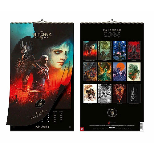 Календар на 2026 рік GoodLoot The Witcher 3: Wild Hunt (10th Anniversary Edition)