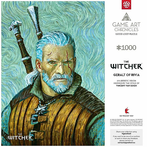 Пазл GoodLoot Witcher Geralt of Rivia & Vincent van Gogh 1000 эл.