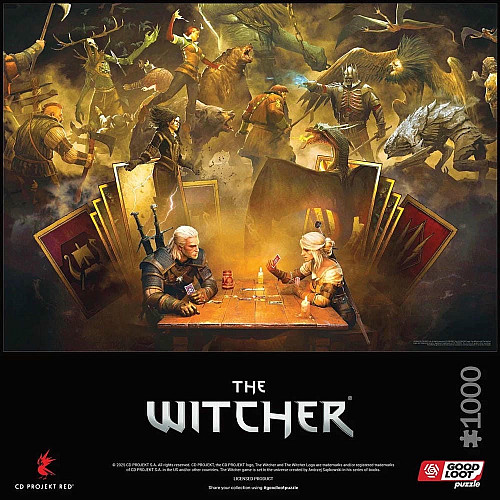 Пазл GoodLoot The Witcher Playing Gwent 1000 ел.